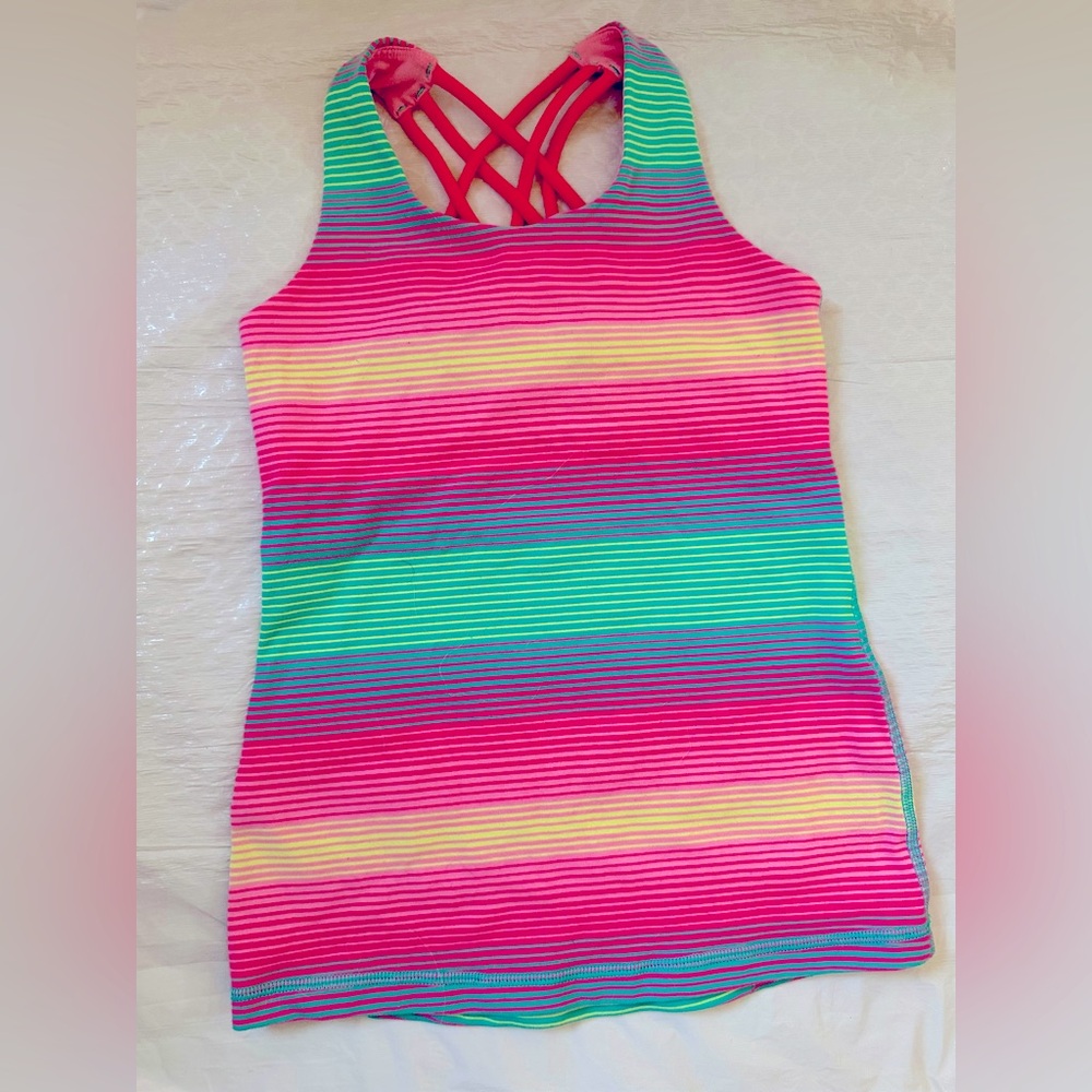 Lululemon Preppy Girls Tank size 6